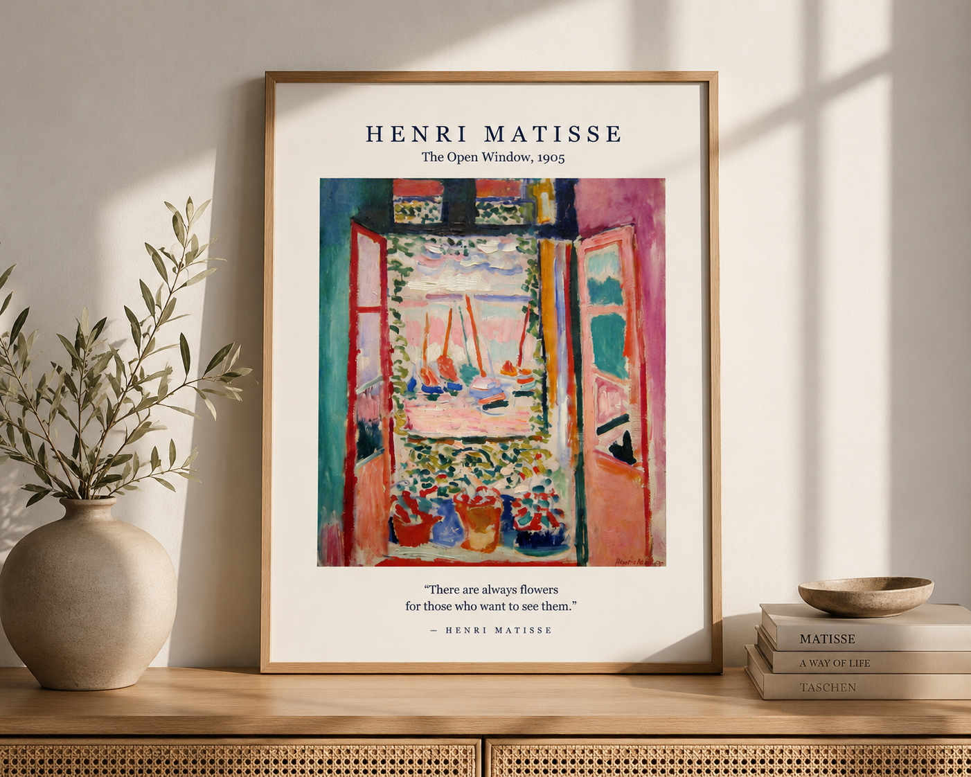 Henri Matisse, The Open Window, 1905 Art Print