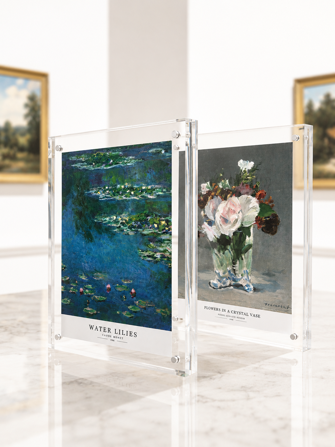 Personalized Framed Memorial: Van Gogh's Starry Night