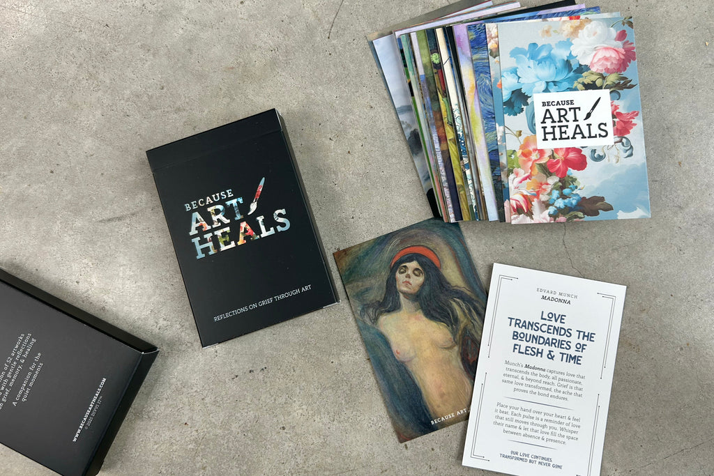 Because Art Heals: The Art of Grief Card Deck