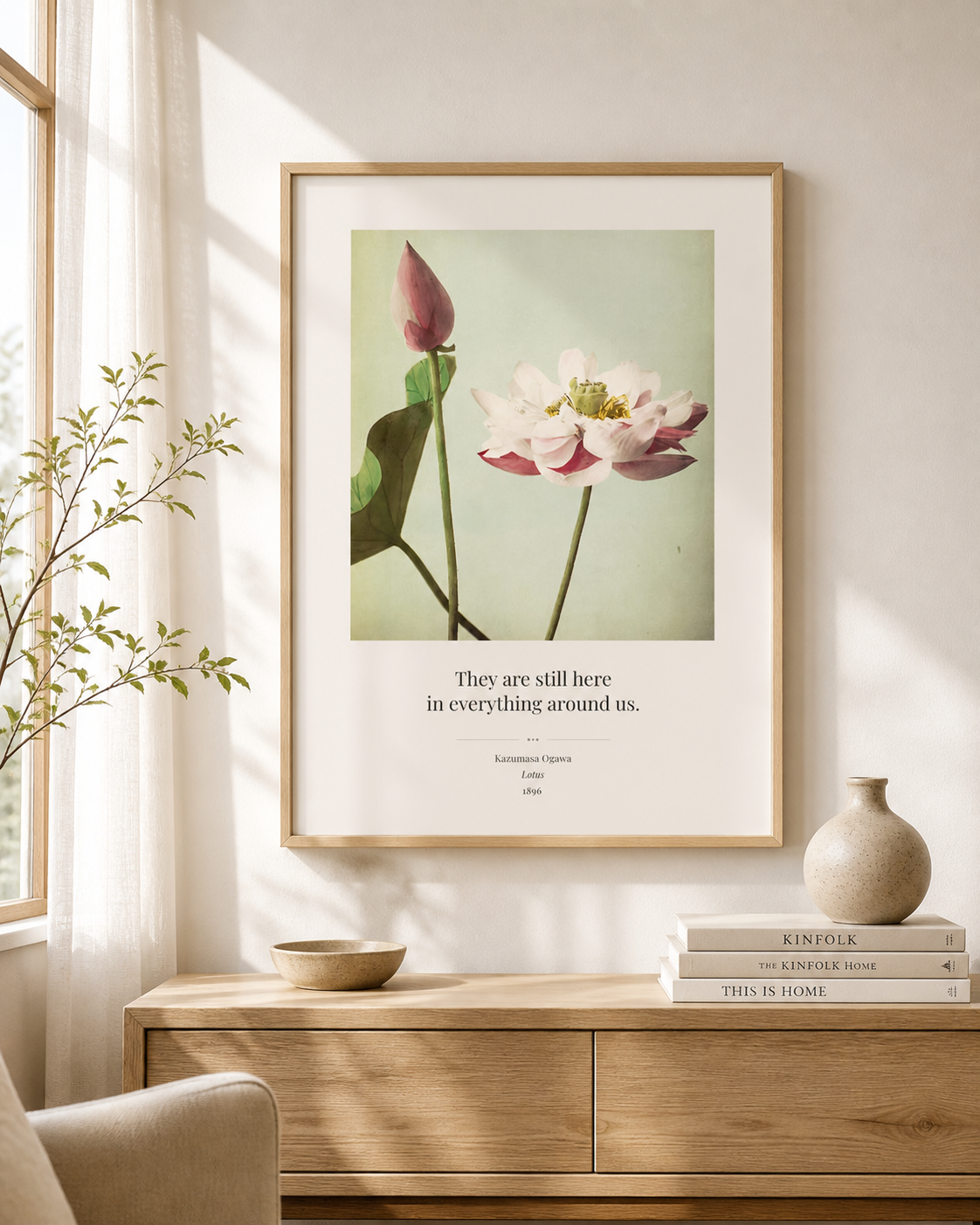 Ogawa Kazumasa — Lotus, 1896 Art Print