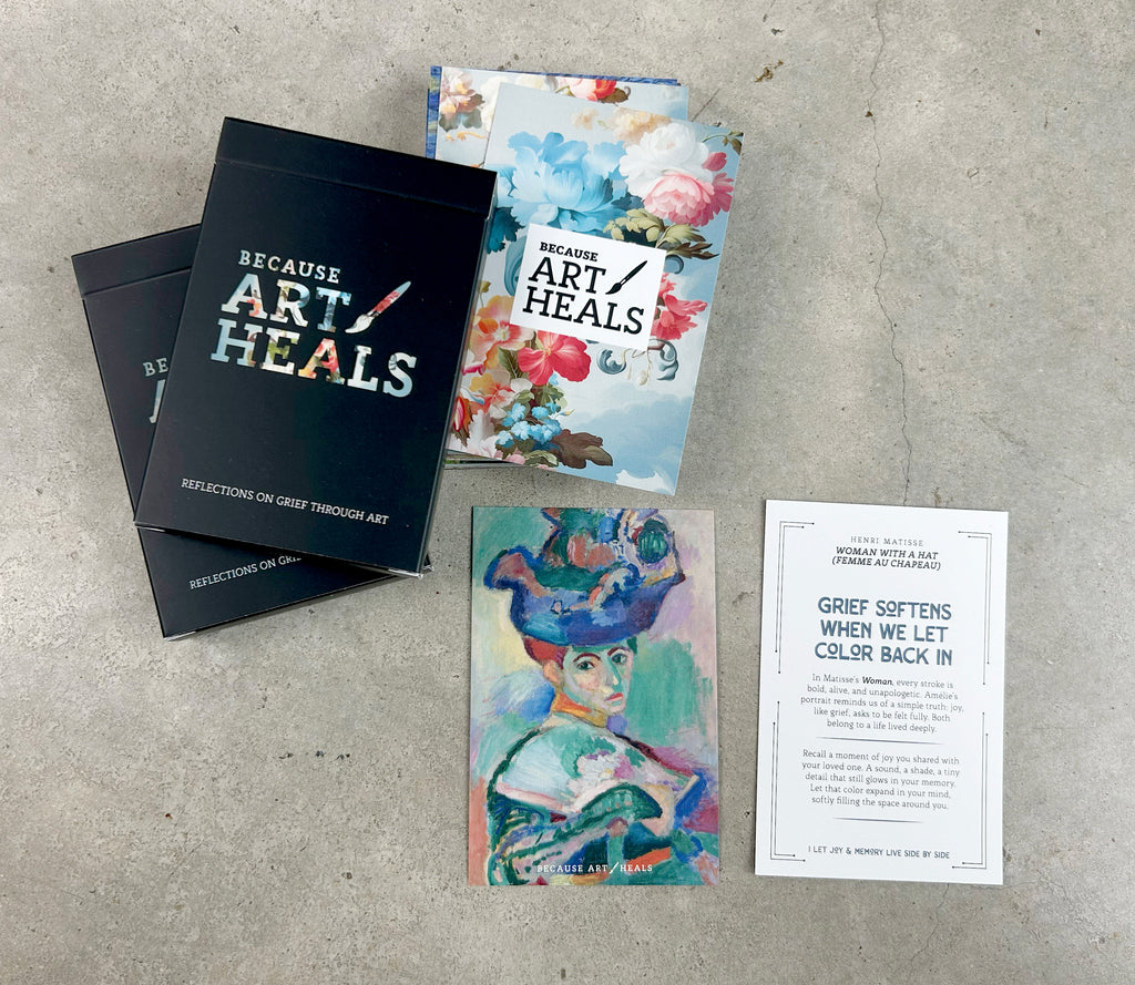 Because Art Heals: The Art of Grief Card Deck