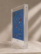 Personalized Framed Memorial: Kandinsky's Blue Sky