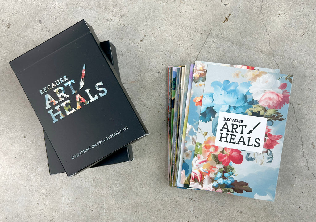 Because Art Heals: The Art of Grief Card Deck