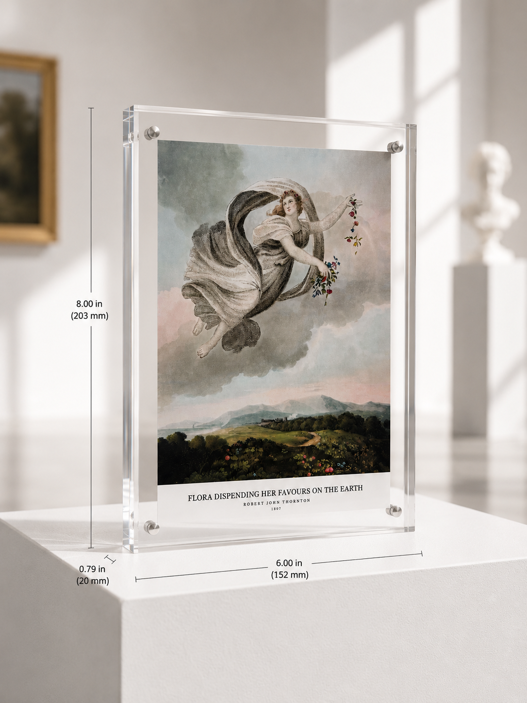 Personalized Framed Memorial: Thornton's Flora