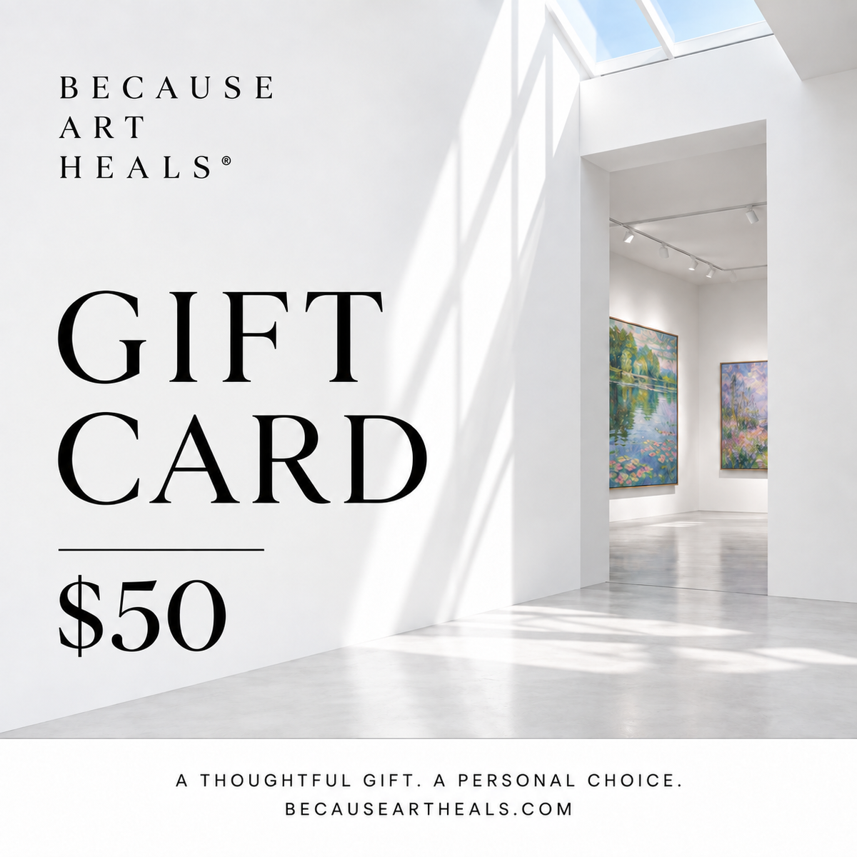 Gift Card- From $50+