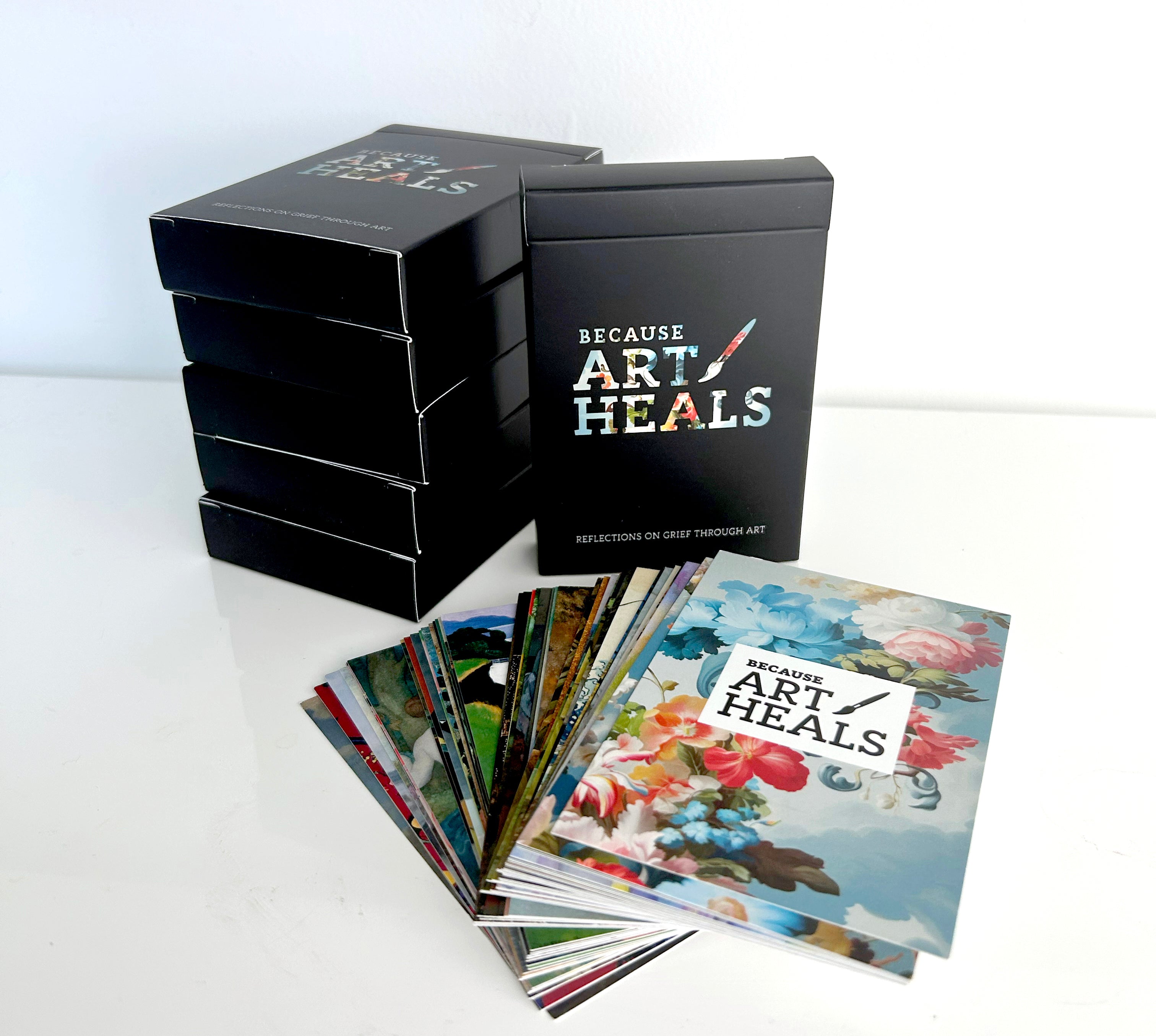 Because Art Heals: The Art of Grief Card Deck