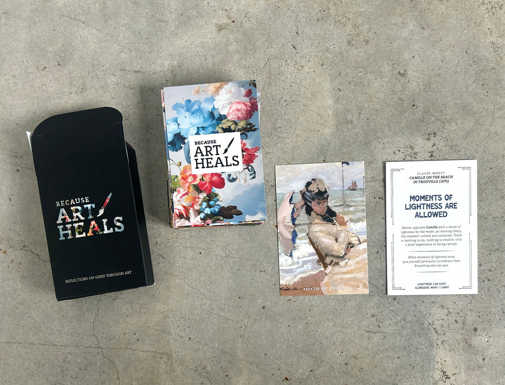 Because Art Heals: The Art of Grief Card Deck
