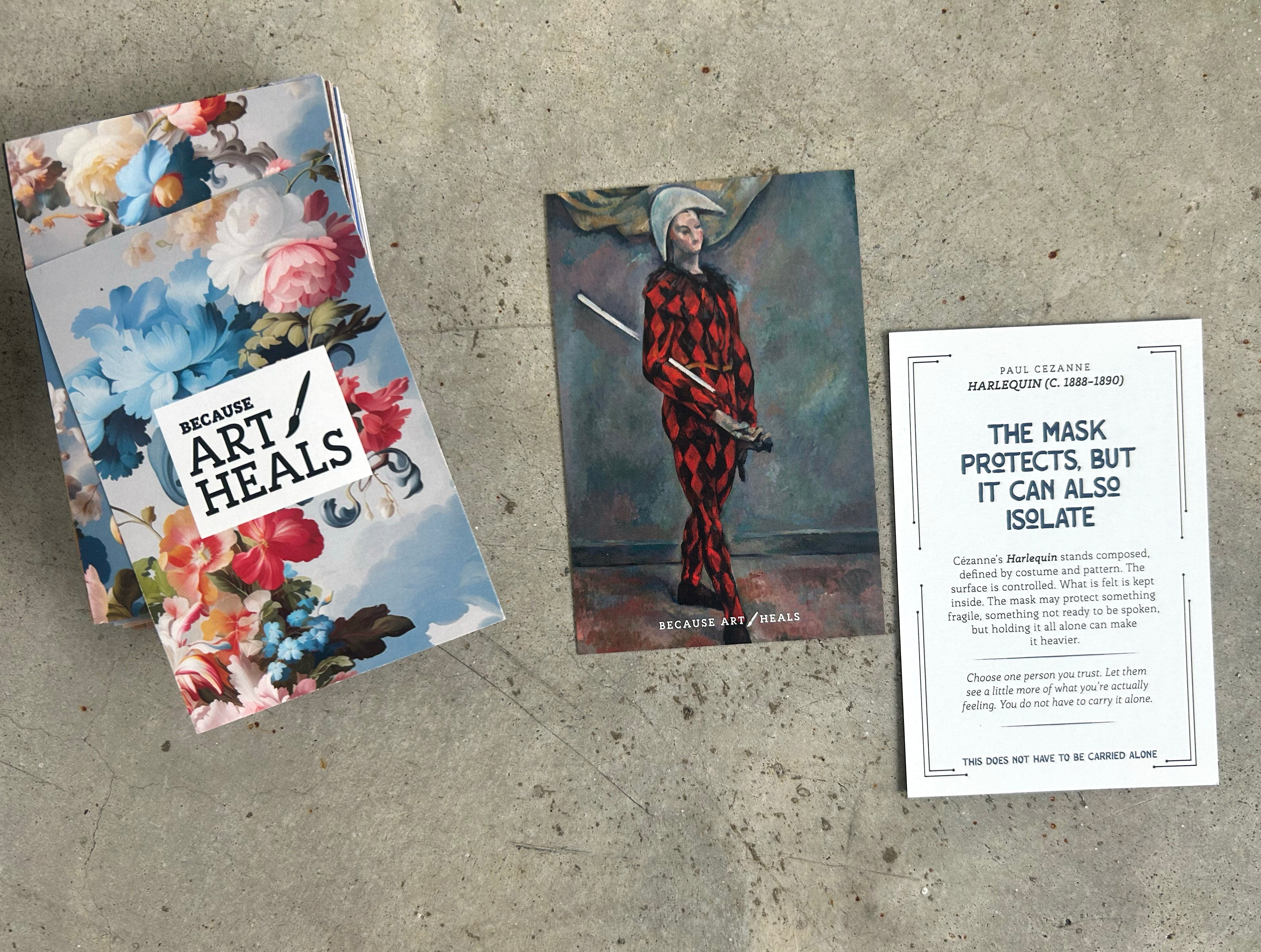 Because Art Heals: The Art of Grief Card Deck