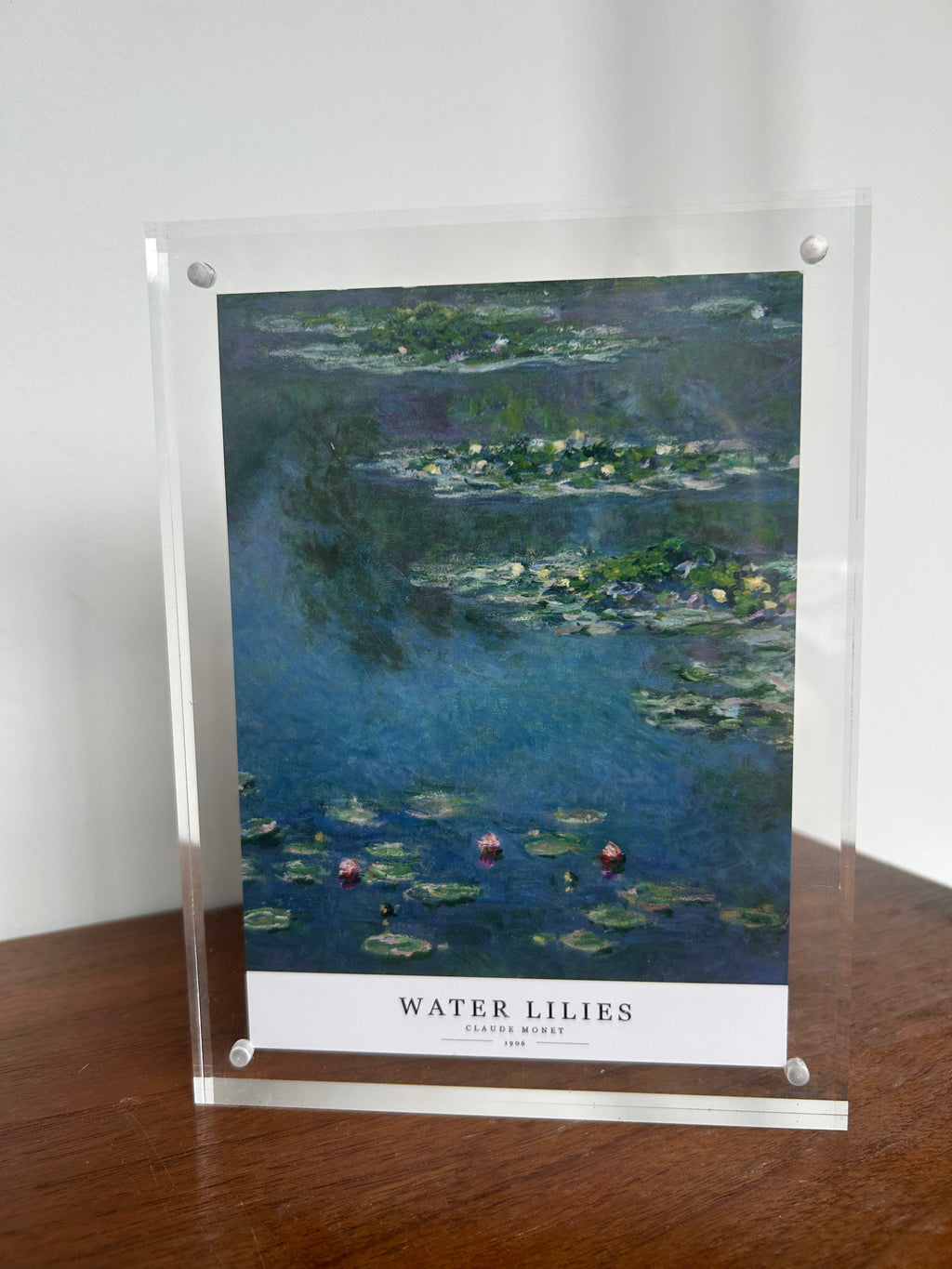 Personalized Framed Memorial: Claude Monet's Water Lilies