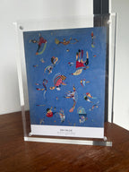 Personalized Framed Memorial: Kandinsky's Blue Sky