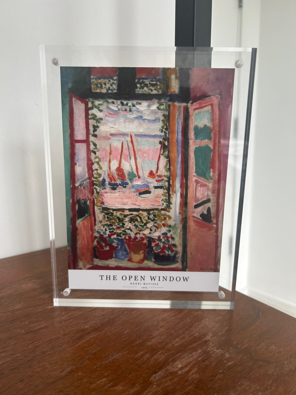 Personalized Framed Memorial: Matisse's Open Window
