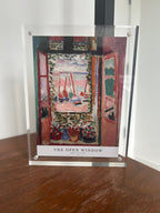 Personalized Framed Memorial: Matisse's Open Window