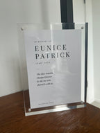 Personalized Framed Memorial: Matisse's Open Window