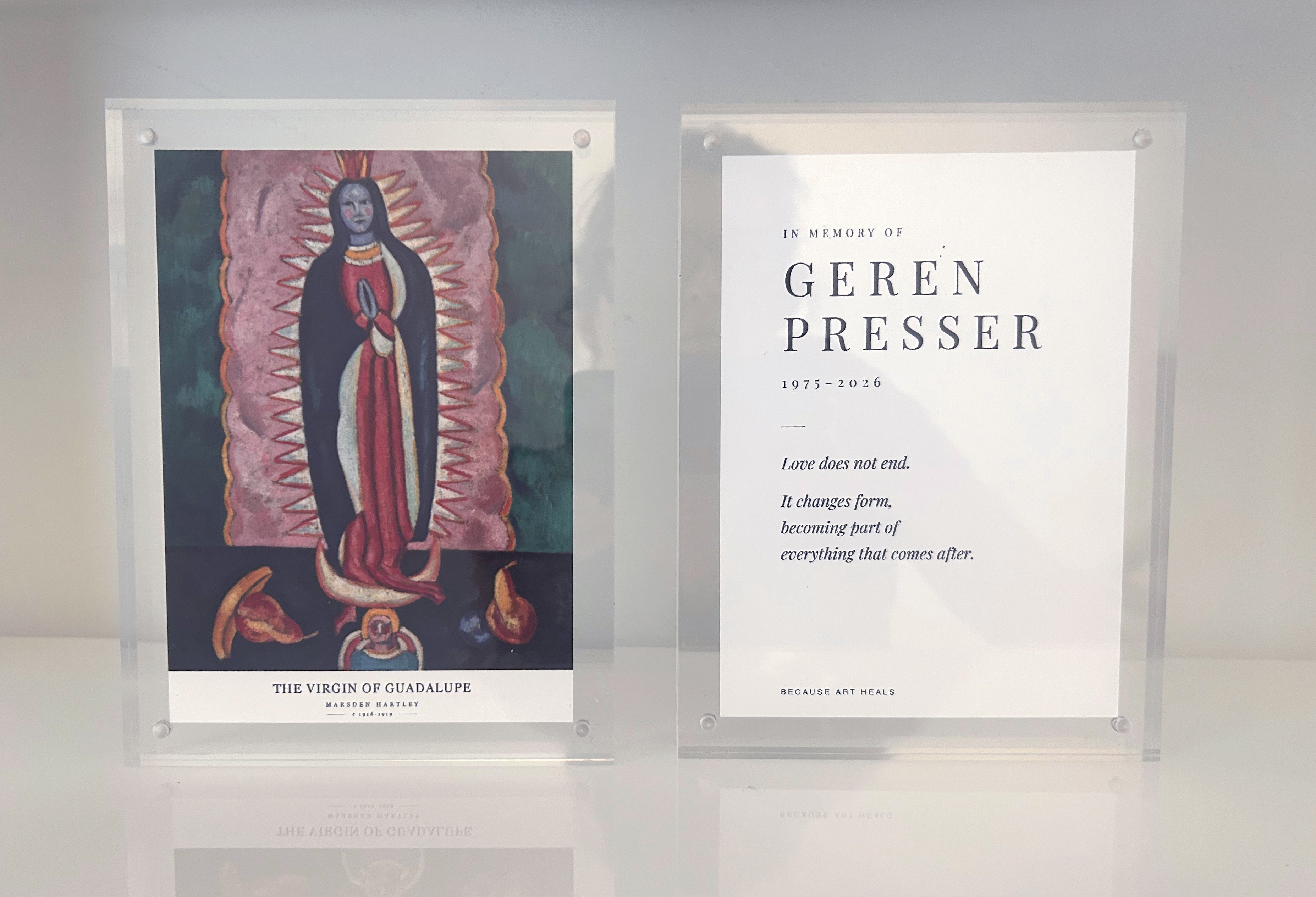Personalized Framed Memorial: Marsden Hartley, The Virgin of Guadalupe