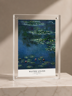 Personalized Framed Memorial: Claude Monet's Water Lilies