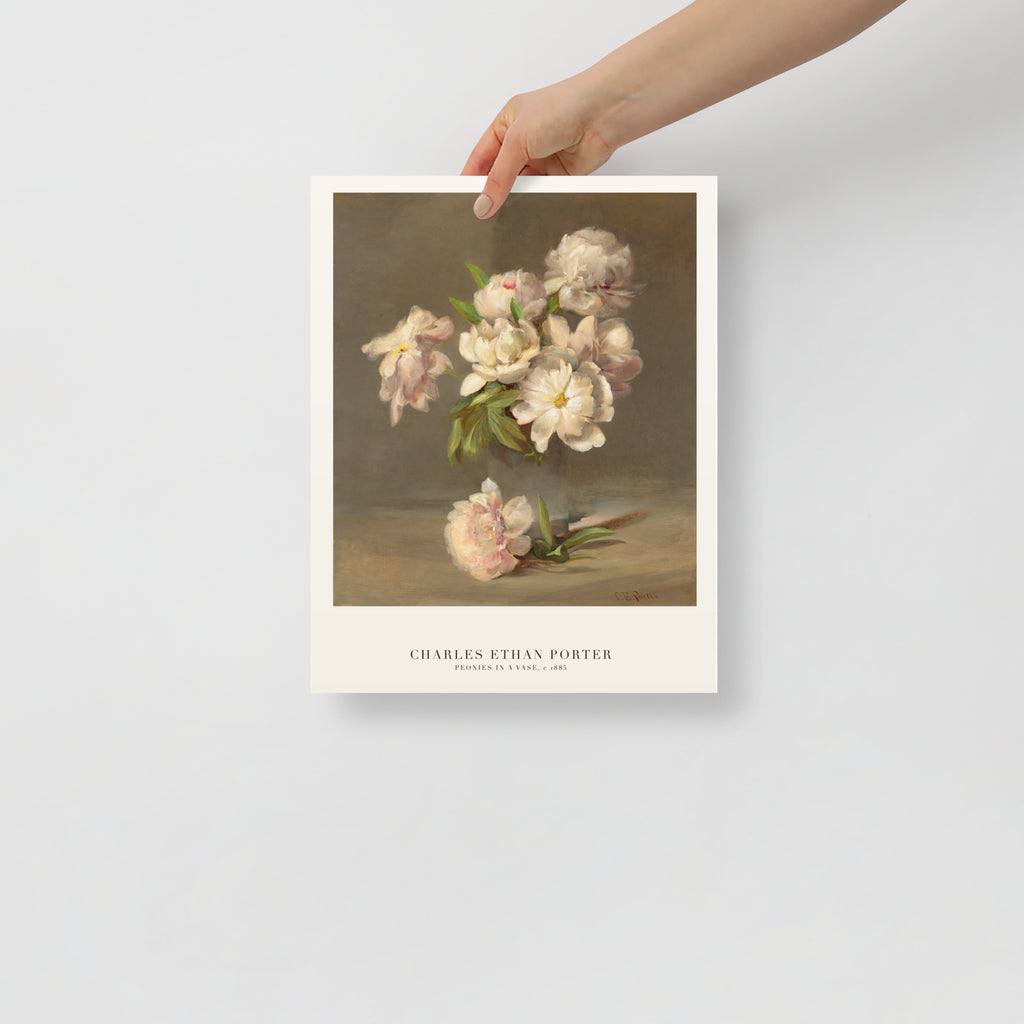 Charles Ethan Porter Peonies in a Vase Print (c. 1885)