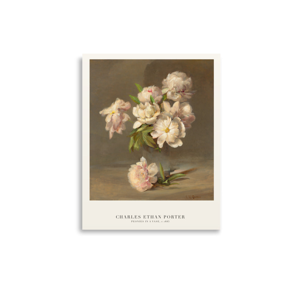 Charles Ethan Porter Peonies in a Vase Print (c. 1885)