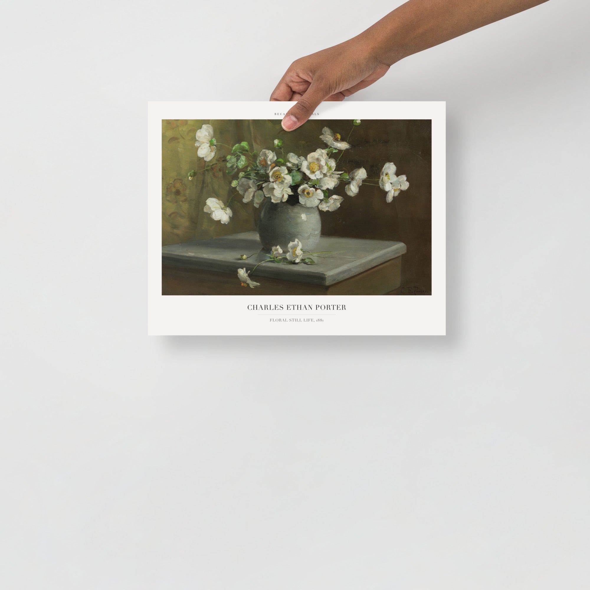 Charles Ethan Porter Floral Still Life 1881 Art Print