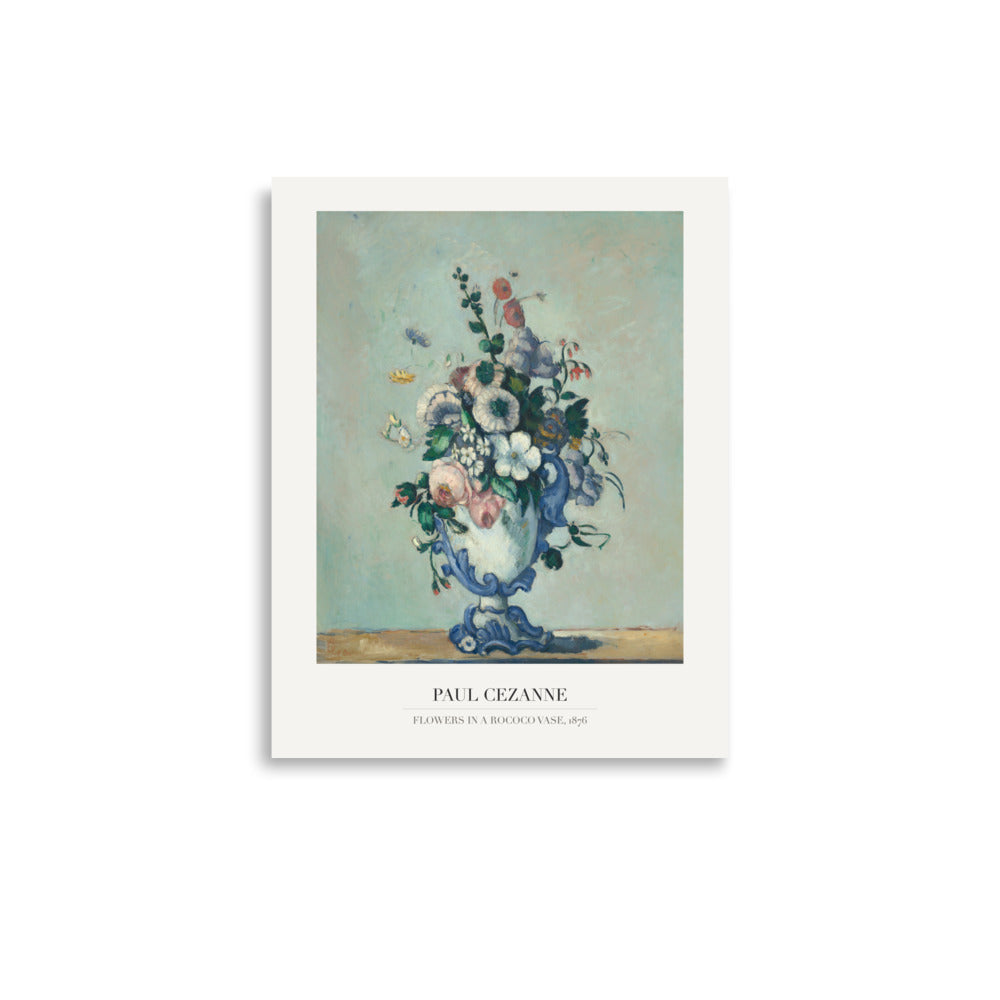 Cézanne Flowers in a Rococo Vase 1876 Art Print