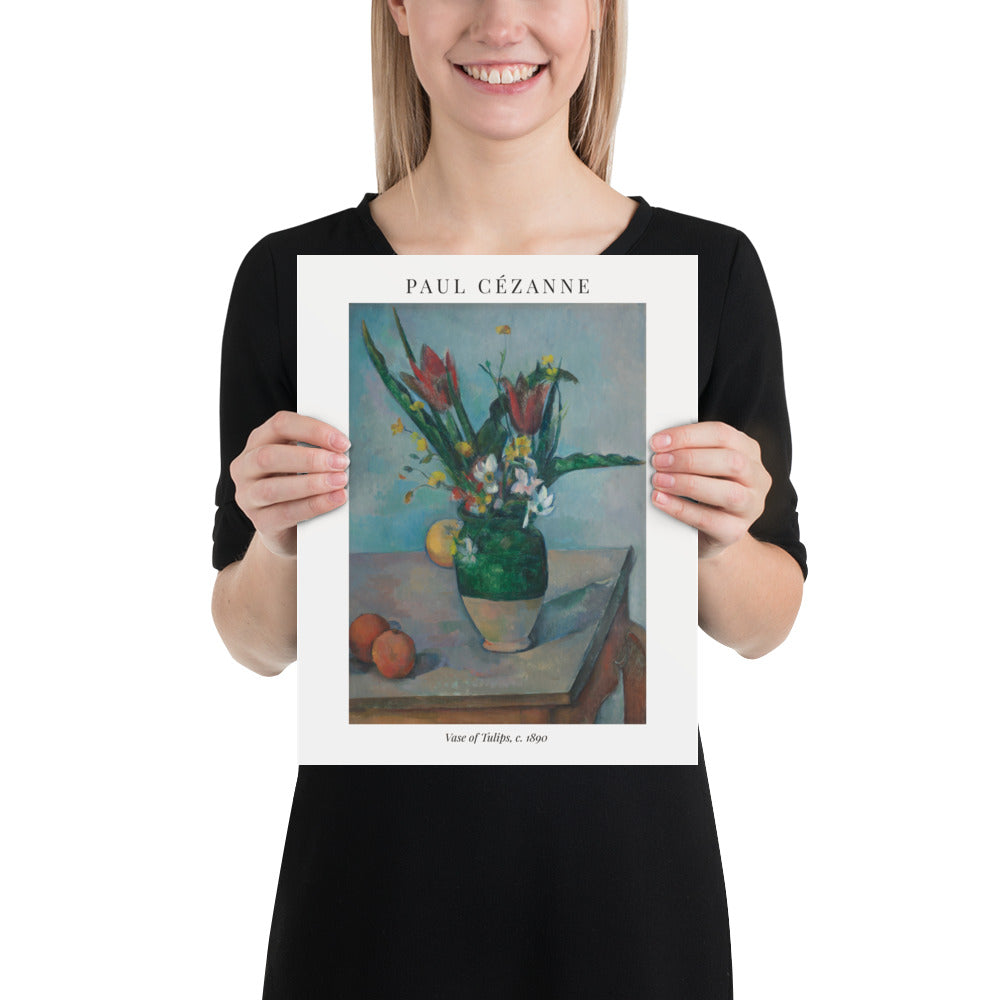 Paul Cézanne — Vase of Tulips, c. 1890