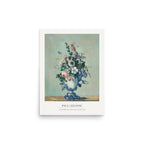 Cézanne Flowers in a Rococo Vase 1876 Art Print