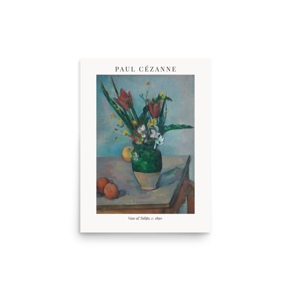 Paul Cézanne — Vase of Tulips, c. 1890