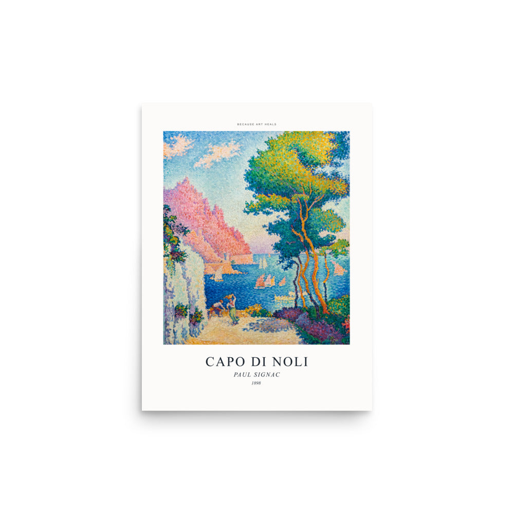Paul Signac, Capo di Noli (1898) Art Print