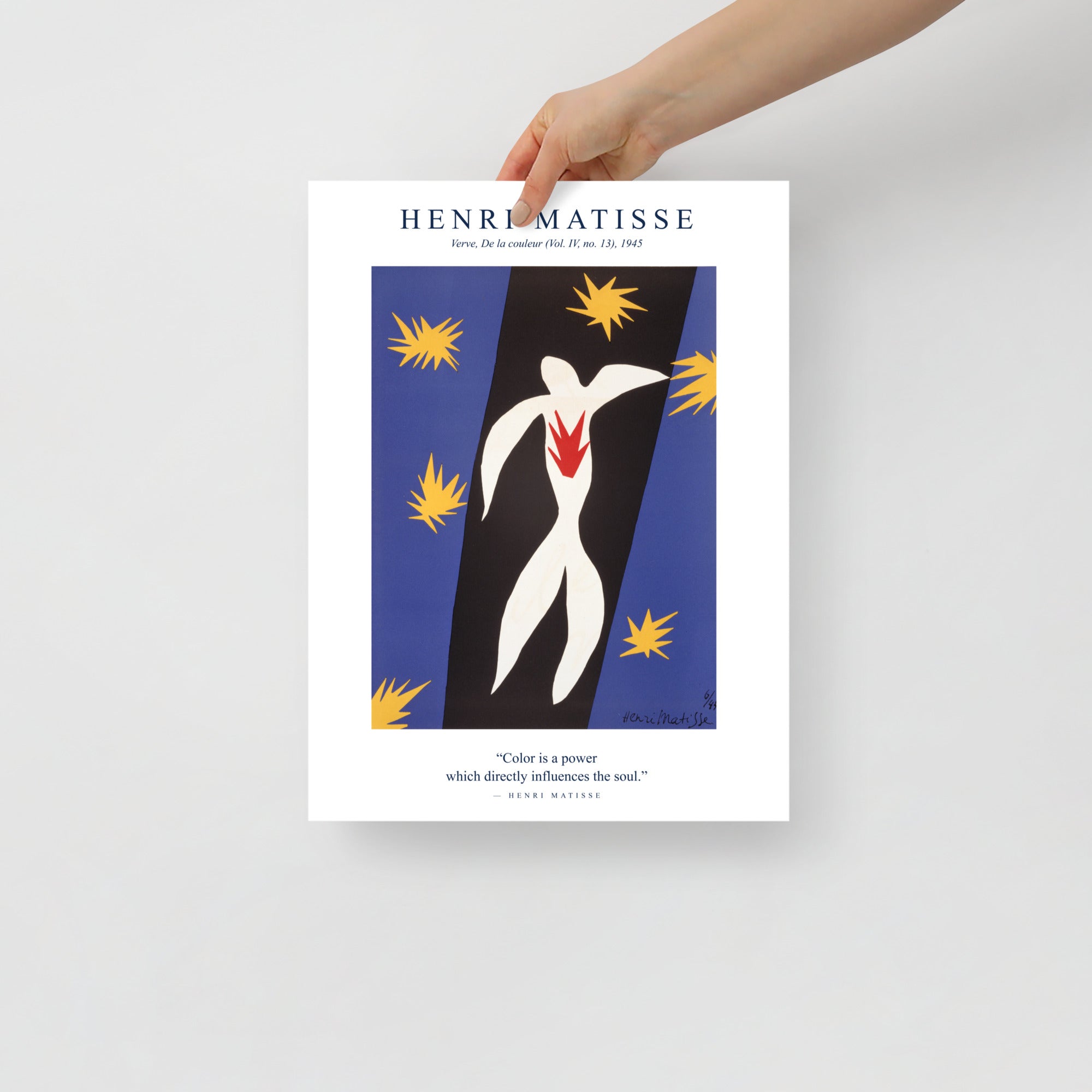 Henri Matisse, Verve, De la couleur (Vol. IV, no. 13) (1945)