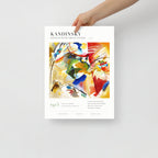 Kandinsky Painting with Green Center, 1913, Modern Abstract Wall Art Print