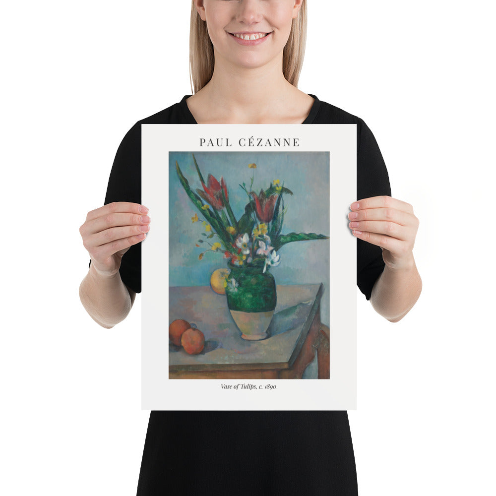 Paul Cézanne — Vase of Tulips, c. 1890
