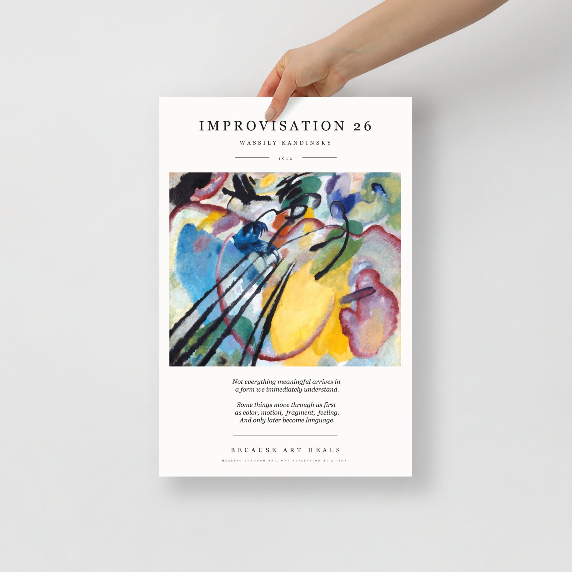 Wassily Kandinsky — Improvisation 26 (1912) Art Print | Because Art Heals Collection