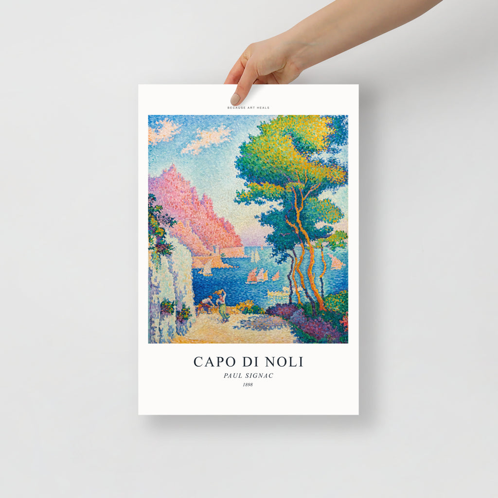 Paul Signac, Capo di Noli (1898) Art Print