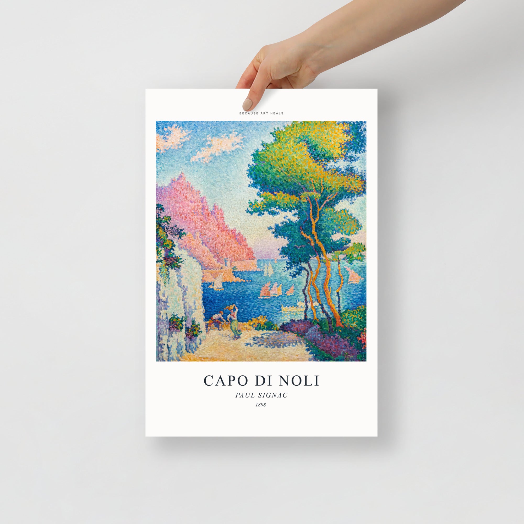 Paul Signac, Capo di Noli (1898) Art Print