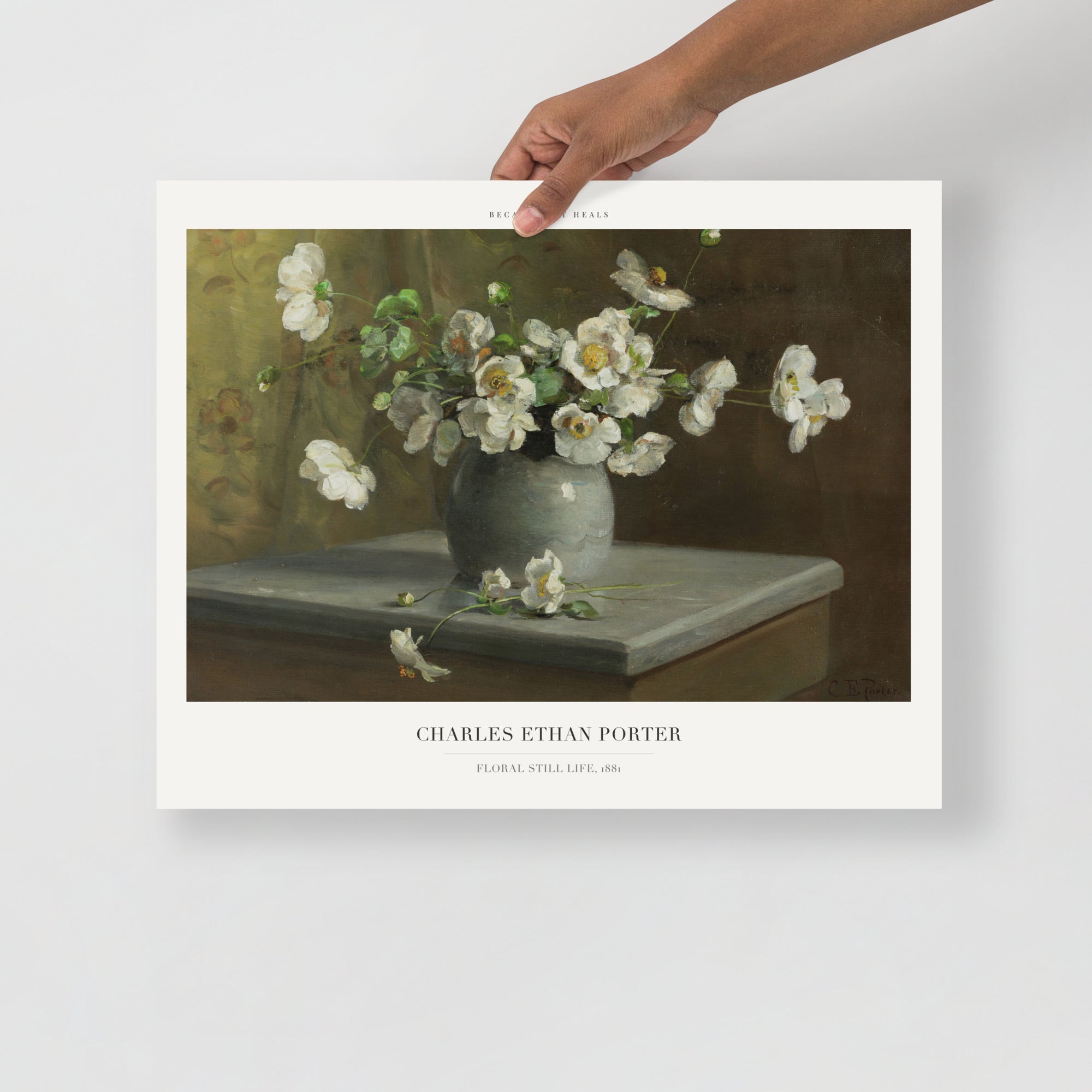 Charles Ethan Porter Floral Still Life 1881 Art Print