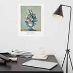 Cézanne Flowers in a Rococo Vase 1876 Art Print