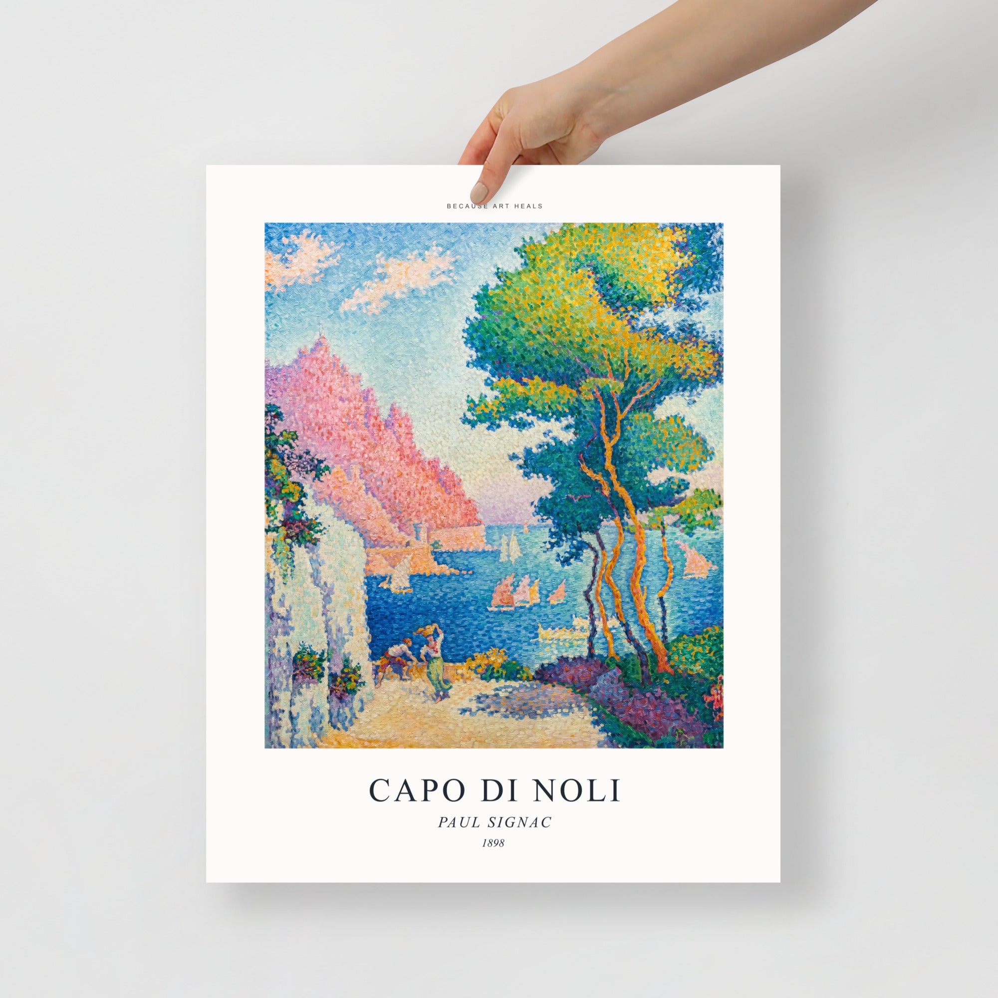 Paul Signac, Capo di Noli (1898) Art Print