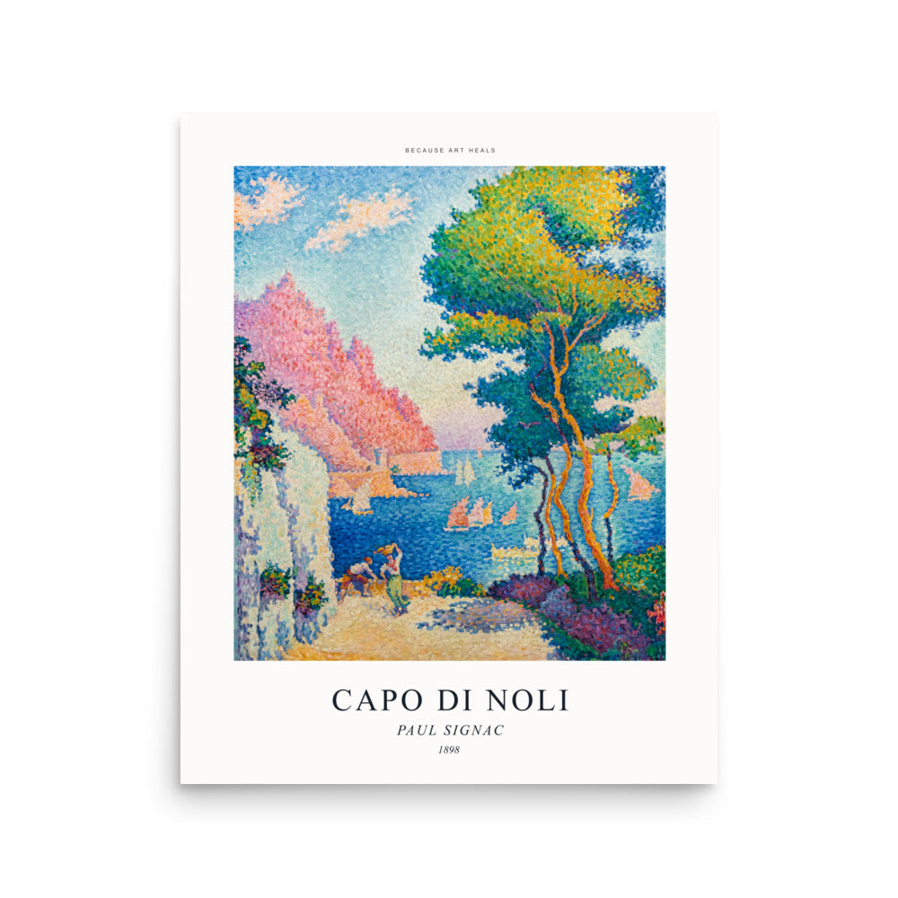Paul Signac, Capo di Noli (1898) Art Print
