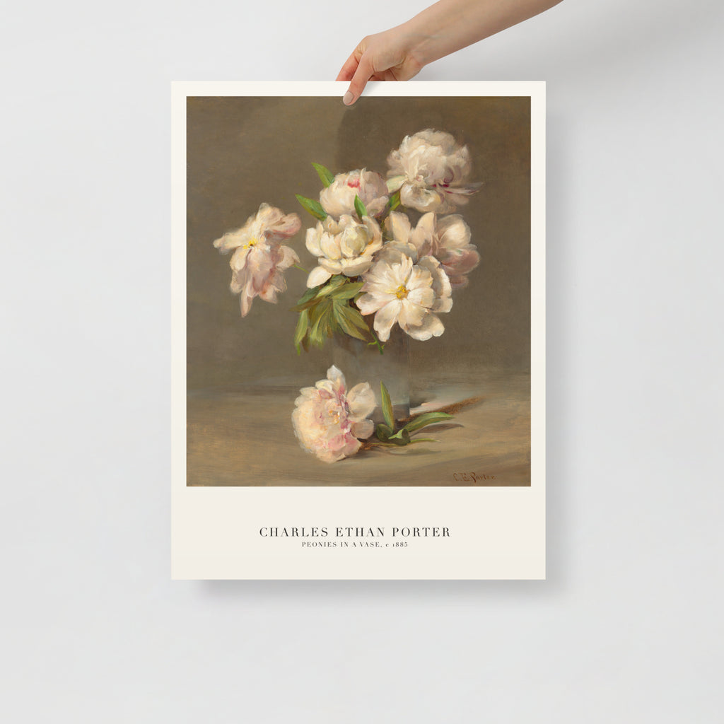 Charles Ethan Porter Peonies in a Vase Print (c. 1885)