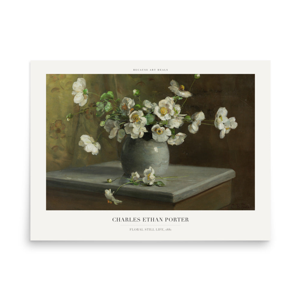Charles Ethan Porter Floral Still Life 1881 Art Print