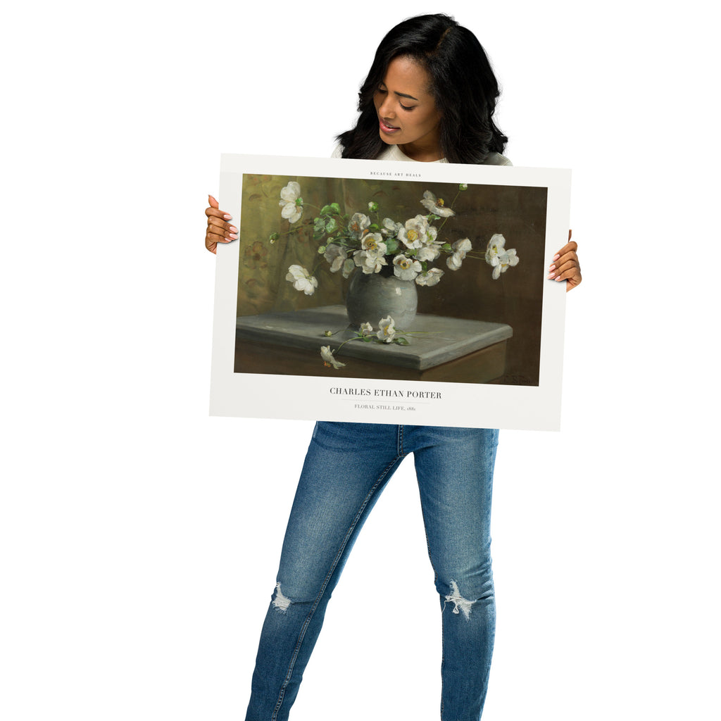 Charles Ethan Porter Floral Still Life 1881 Art Print
