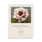 Personalized Memorial Poster – Custom Sympathy Print with Name & Dates – Ogawa Tree Peony Art – In Loving Memory Gift – Funeral or Celebration of Life Print