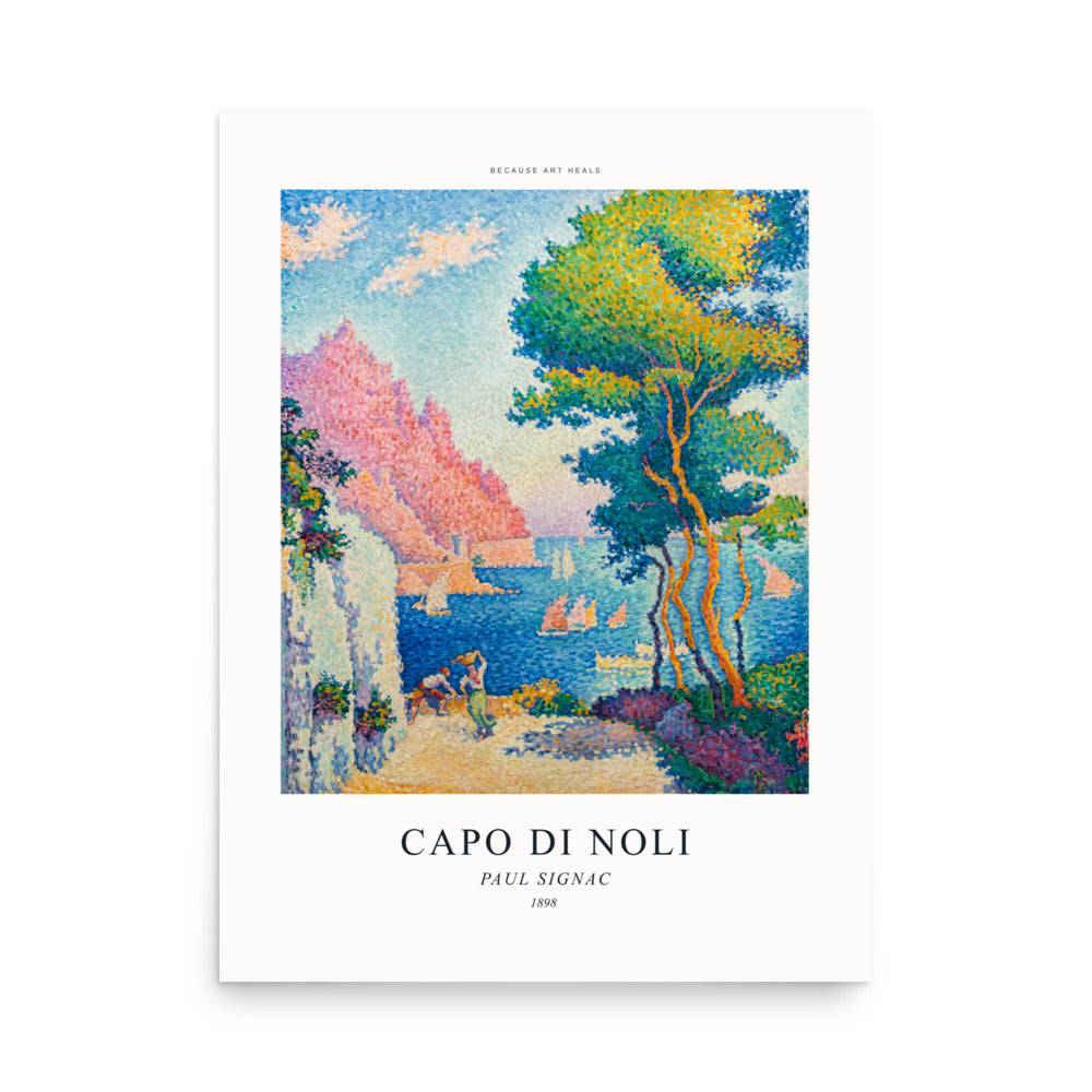 Paul Signac, Capo di Noli (1898) Art Print