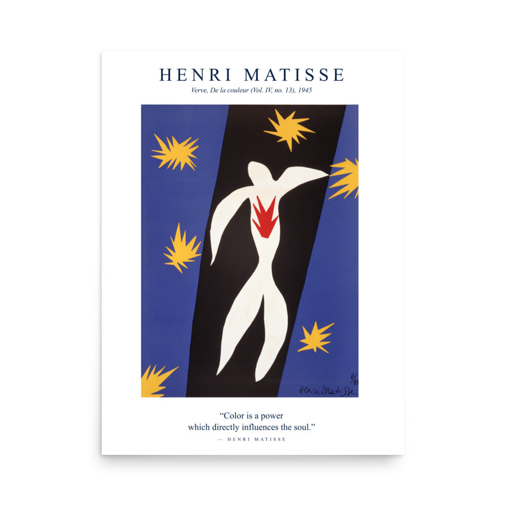 Henri Matisse, Verve, De la couleur (Vol. IV, no. 13) (1945)