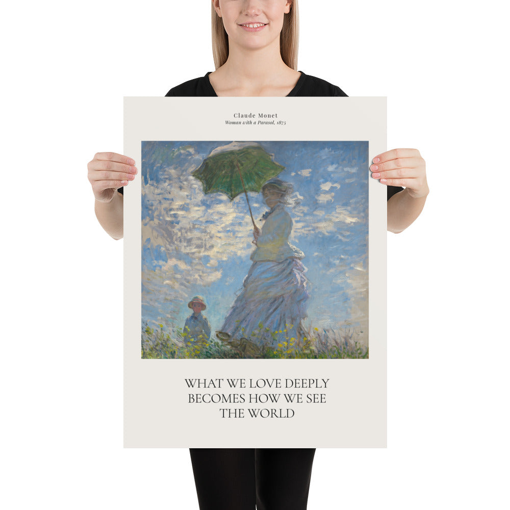 Woman with a Parasol (1875) — Monet | Art & Reflection