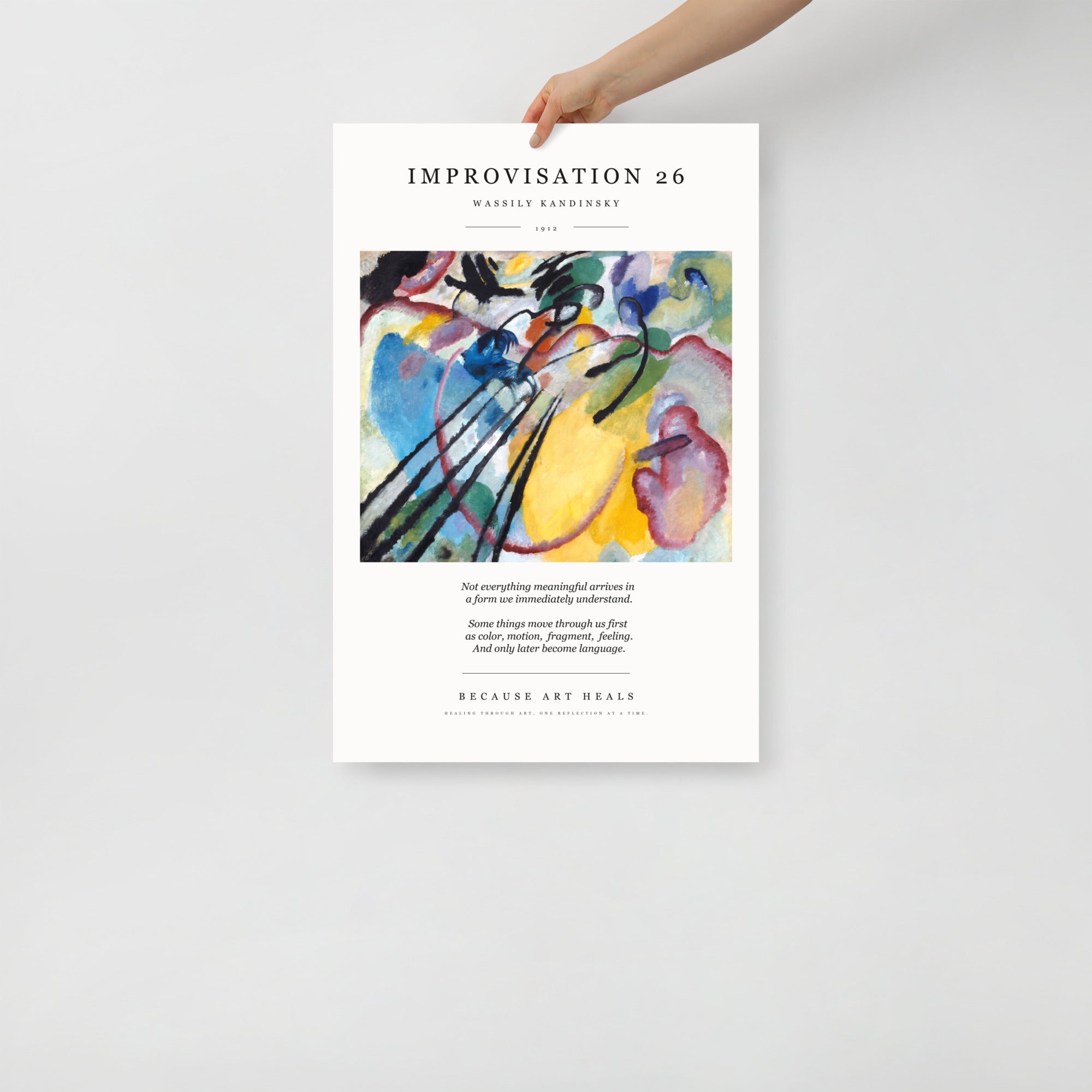 Wassily Kandinsky — Improvisation 26 (1912) Art Print | Because Art Heals Collection
