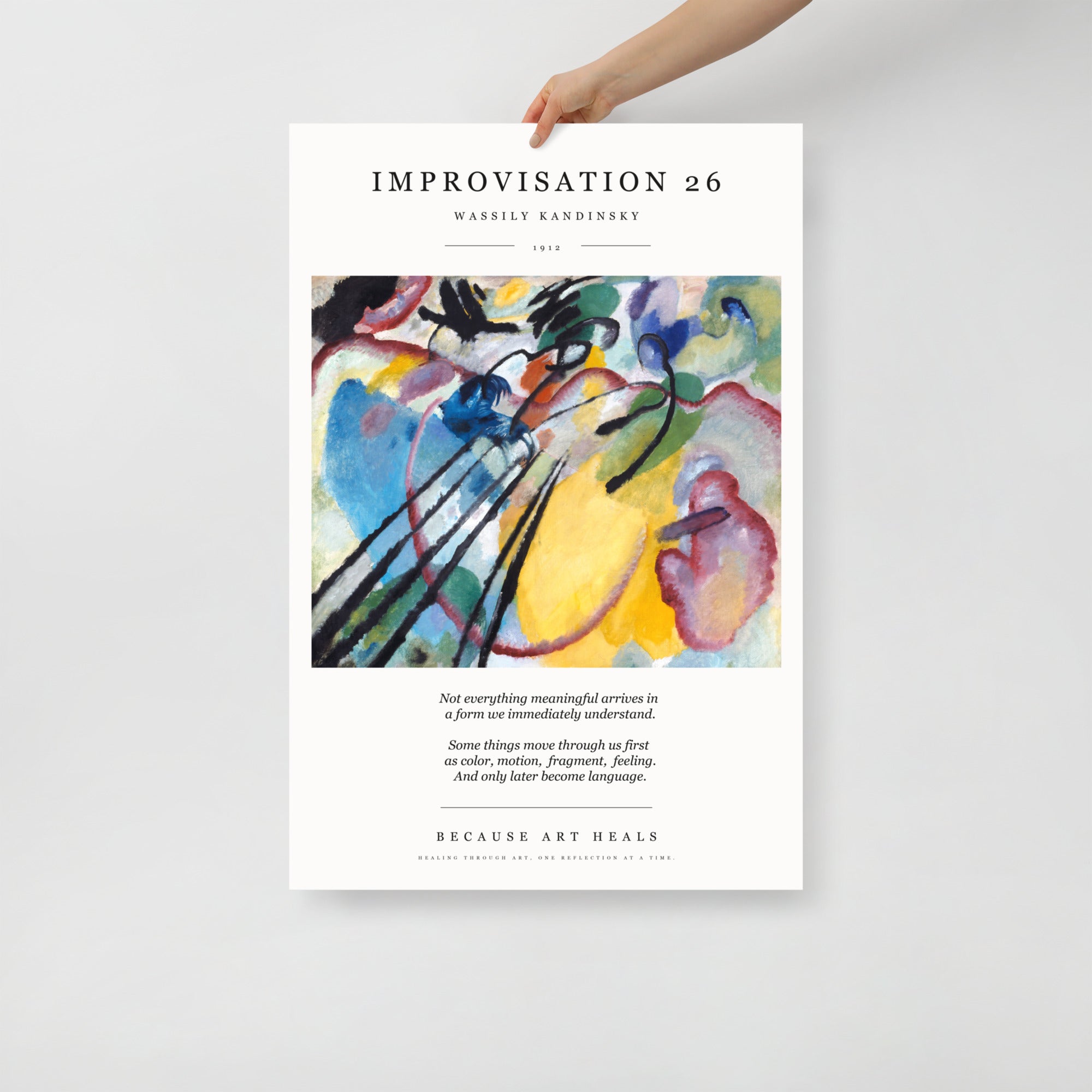Wassily Kandinsky — Improvisation 26 (1912) Art Print | Because Art Heals Collection