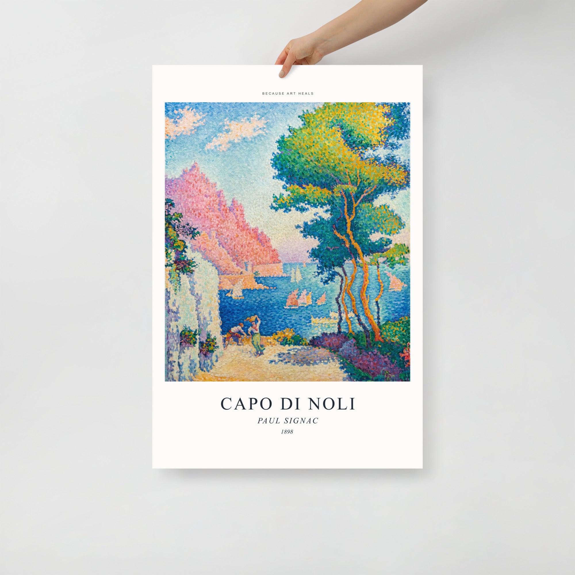 Paul Signac, Capo di Noli (1898) Art Print