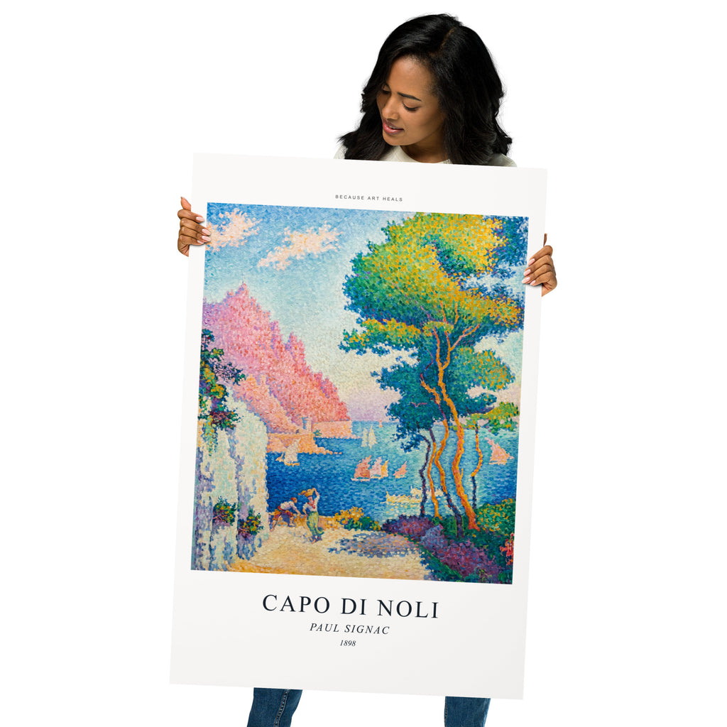 Paul Signac, Capo di Noli (1898) Art Print