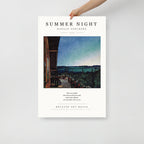 Harald Sohlberg — Summer Night (1899)  Museum-Inspired Art Print | Scandinavian Wall Art