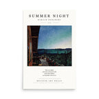 Harald Sohlberg — Summer Night (1899)  Museum-Inspired Art Print | Scandinavian Wall Art